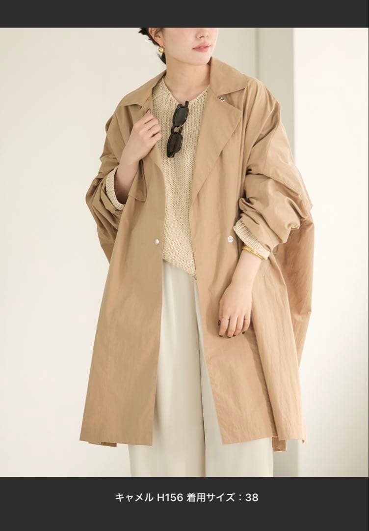 プラージュ テントコート キャメル 36サイズ - メルカリ