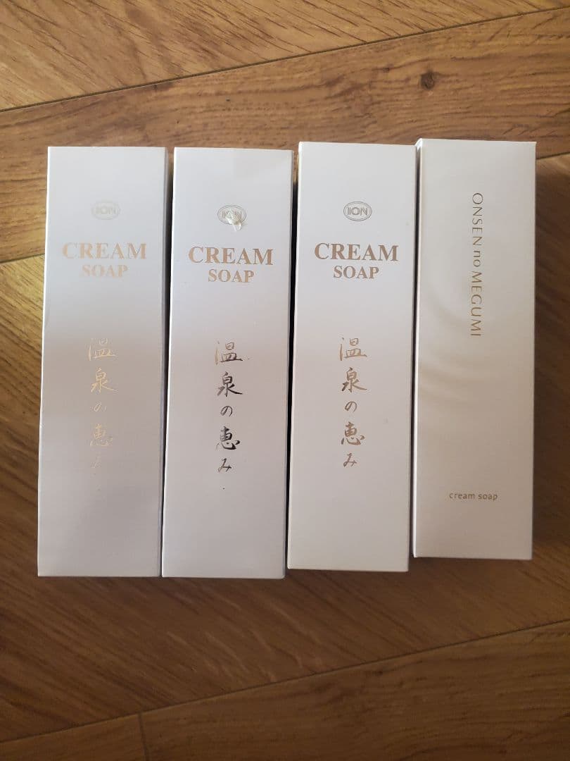 温泉の恵み クリームソープ 4個セット クリームソープ | ONSEN no MEGUMI