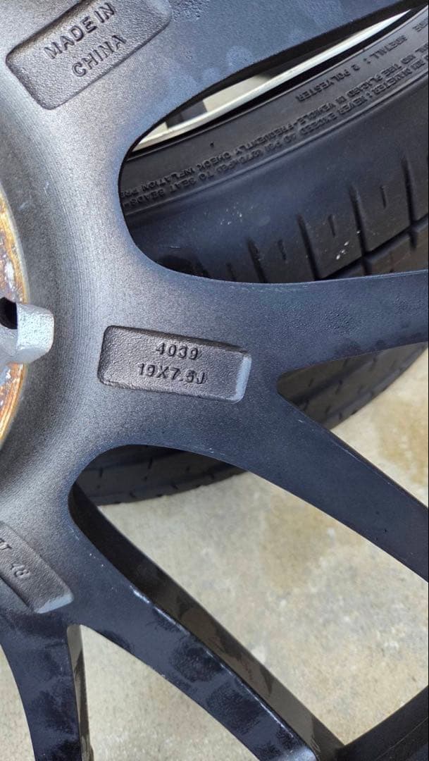 ピーター様専用VOLTECHYPERMZ 19インチ タイヤホイールセット訳あり