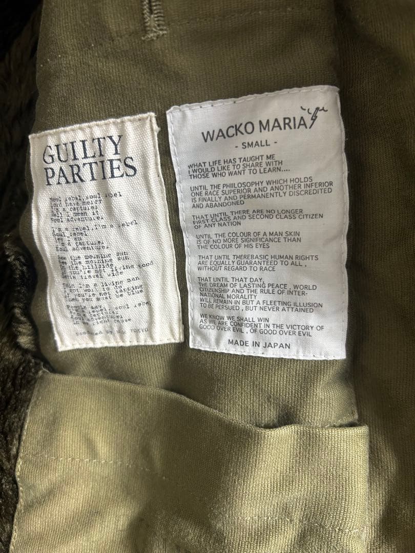 WACKO MARIA/ワコマリア デッキジャケットS襟レザー