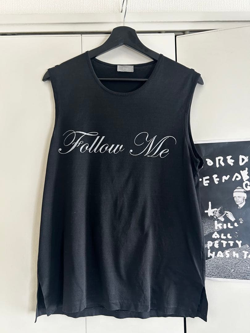 dior homme 03ss follow me ノースリーブ　カットソー DIOR HOMME - Dior homme / ディオールオム | 03SS Follow Me プリント