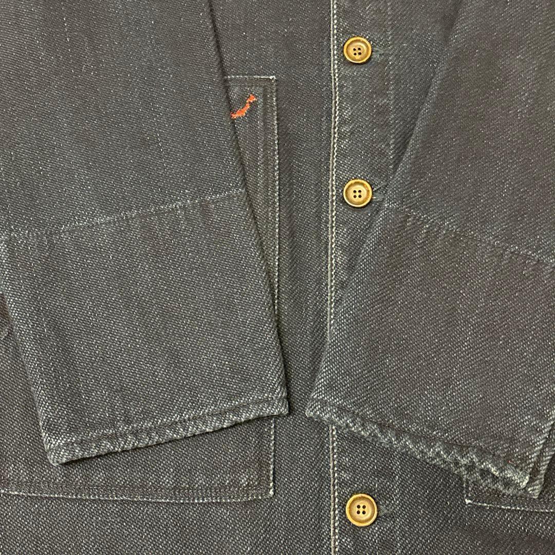 美品✨BlueTrick インディゴ ロングショップコート 刺子 L 男女兼用