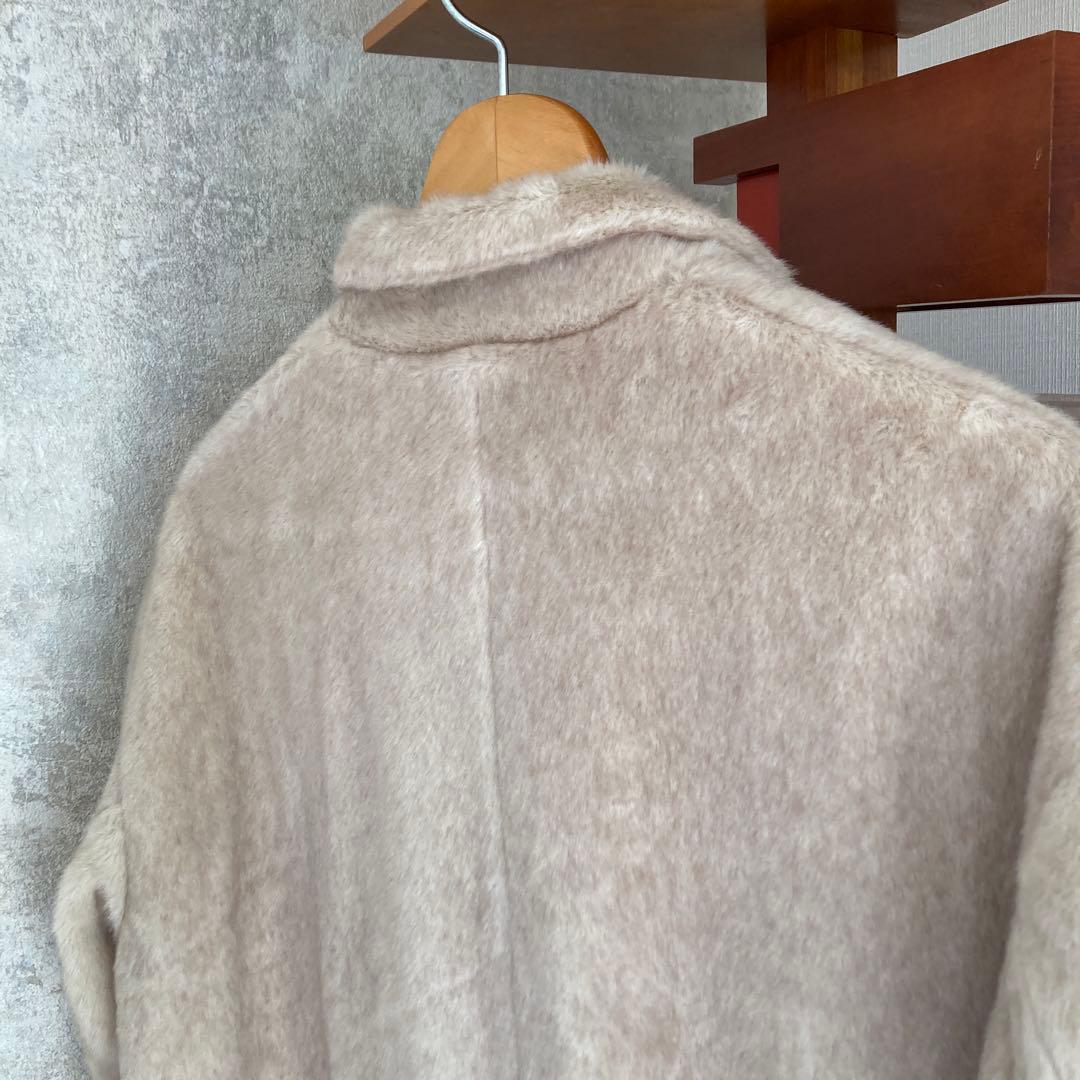 ミューズ ドゥ ドゥーズィエムクラス ☆ フェイクファーコート - メルカリ