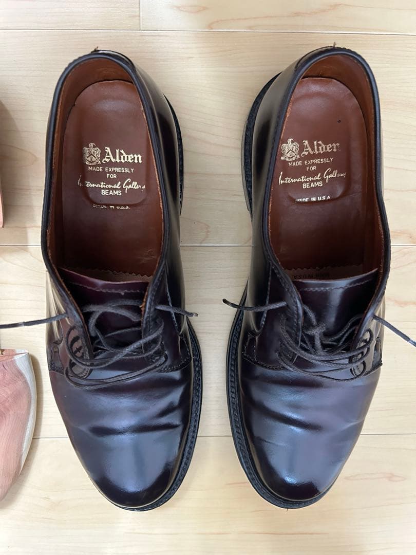 オールデン Alden 990 バーガンディコードバン 9D IGビームス購入