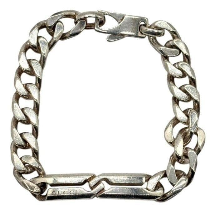 GUCCI ノット インフィニティ チェーンブレスレット 喜平 シルバー925