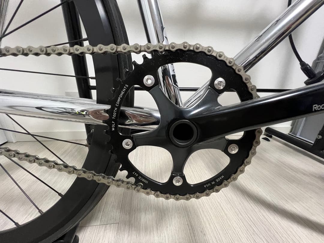 クロモリ mashカスタム スティールエラ完成車 - メルカリ