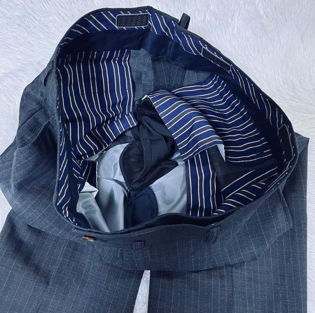 美品 パーソンズ 3ピース スーツ セットアップ AB6 L ストライプ