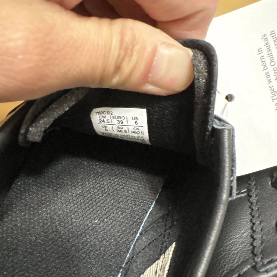 新品✨オニツカタイガー　Mexico 66 ブラック　24.5cm ユニセックス