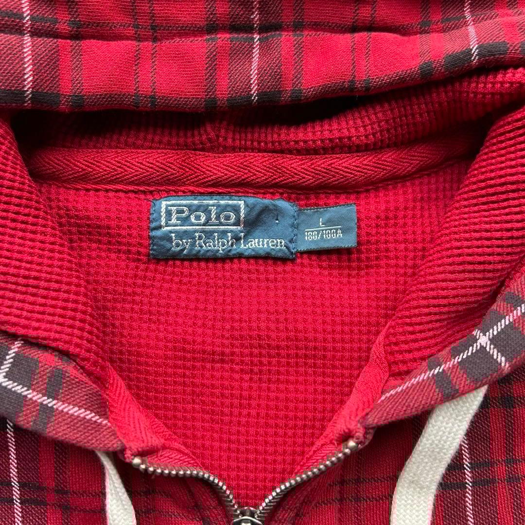 専用！美品 Polo by Ralph Lauren チェック柄ジップ パーカー - メルカリ