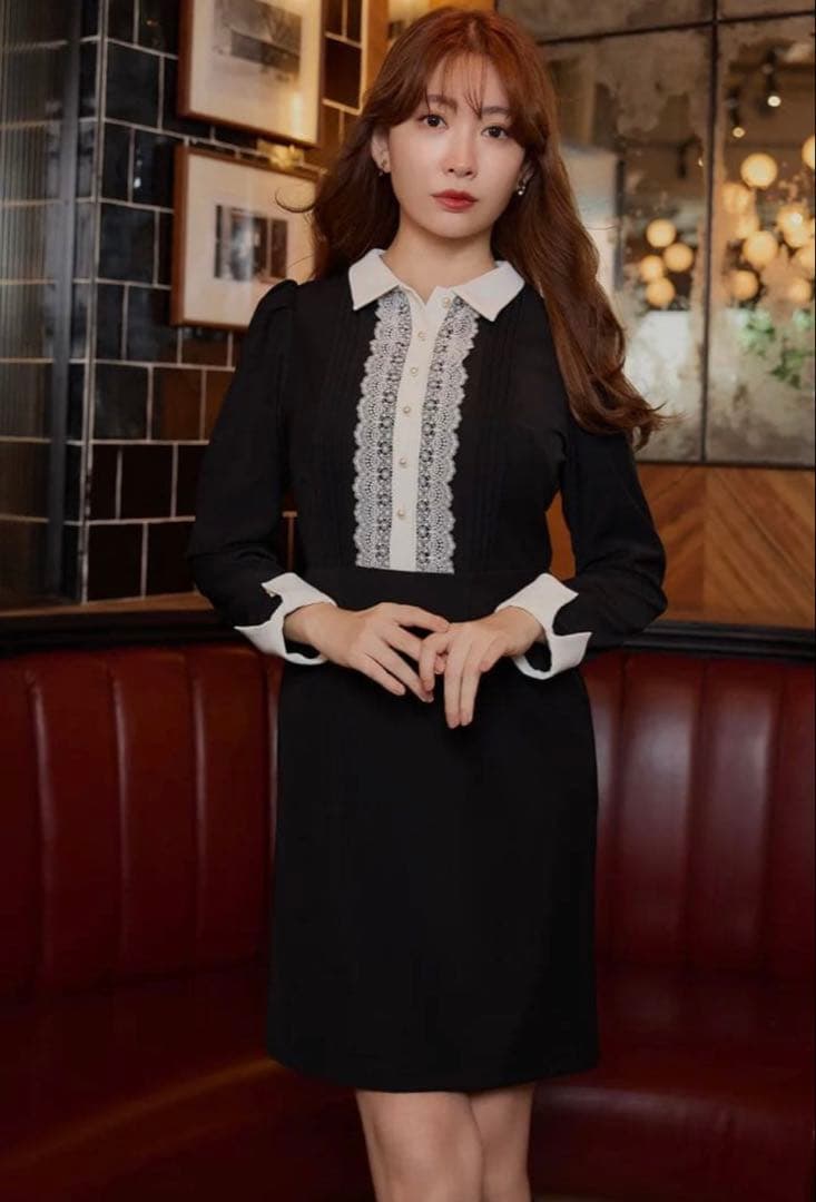 ワンピース Herlipto Odette Lace Mini Dress M Odette Lace Mini Dress Herlipto Mサイズ - メルカリ