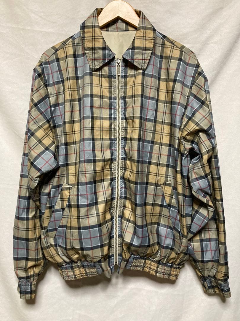 Barbour チェック柄 リバーシブル スイングトップ L