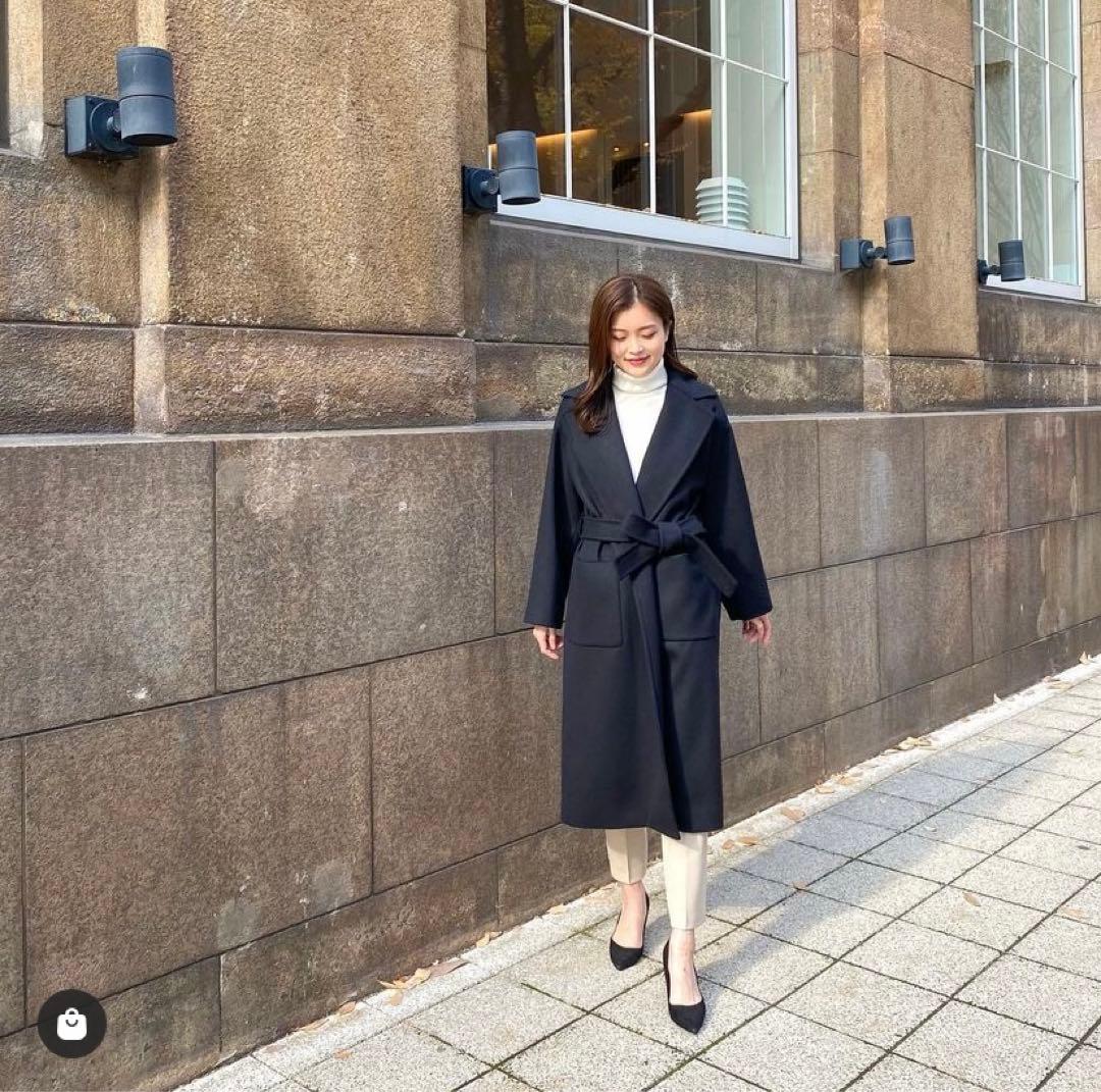 M-PREMIER Super120'sビーバーメルトンベルテッドコート - メルカリ