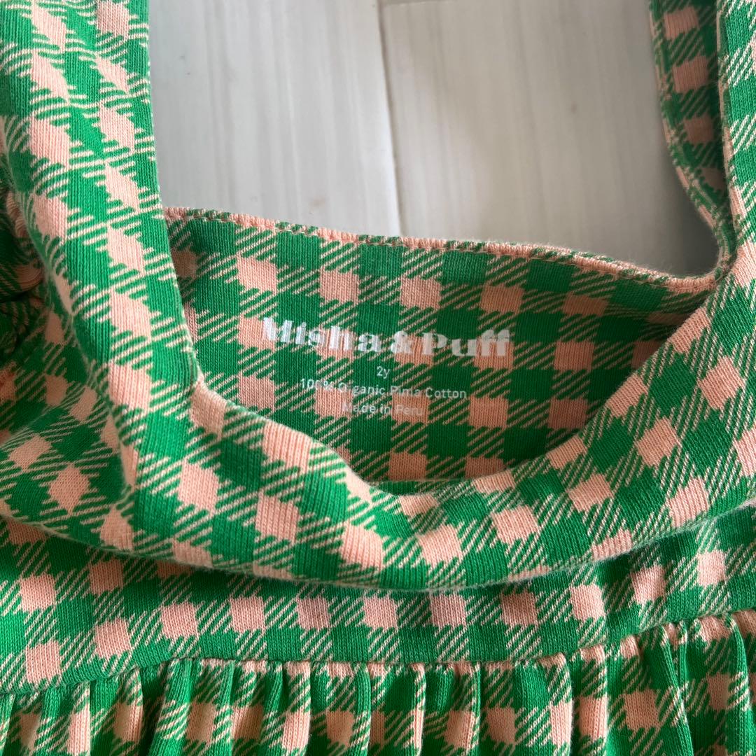 misha&puff ワンピース Ruffle Sleeve Dress 2y