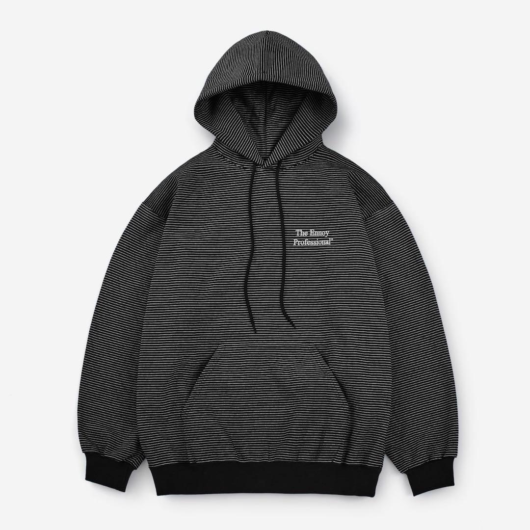 ENNOY】BORDER HOODIE SWEAT (L)