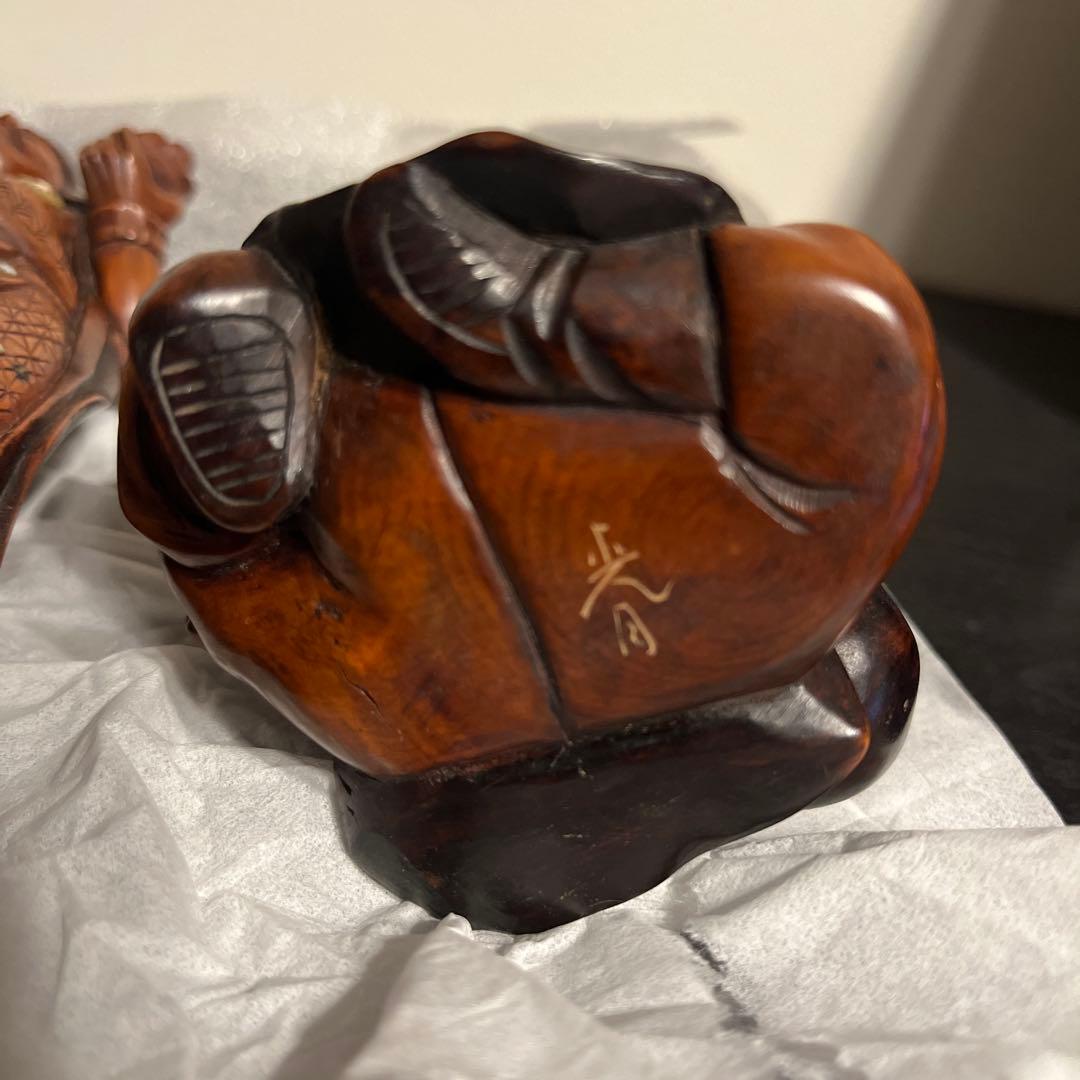 七福神 木彫り 置物 7体セット - メルカリ