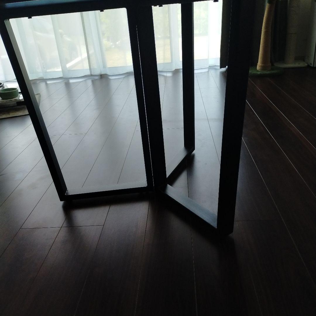 送料込(メルカリたのメル便)大理石風セラミック天板(円形)ラウンド