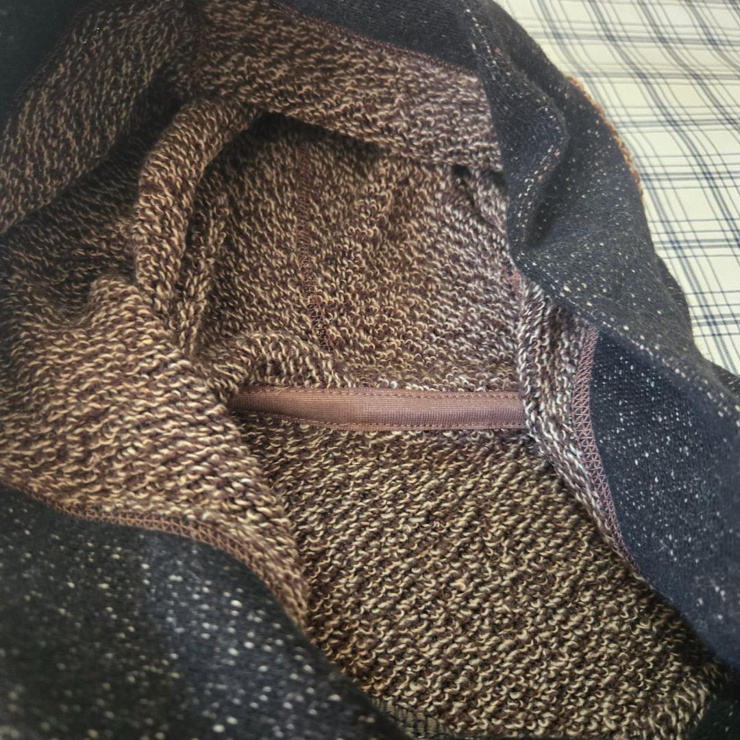 PRIDE 異素材 ニット パーカー サイズ40