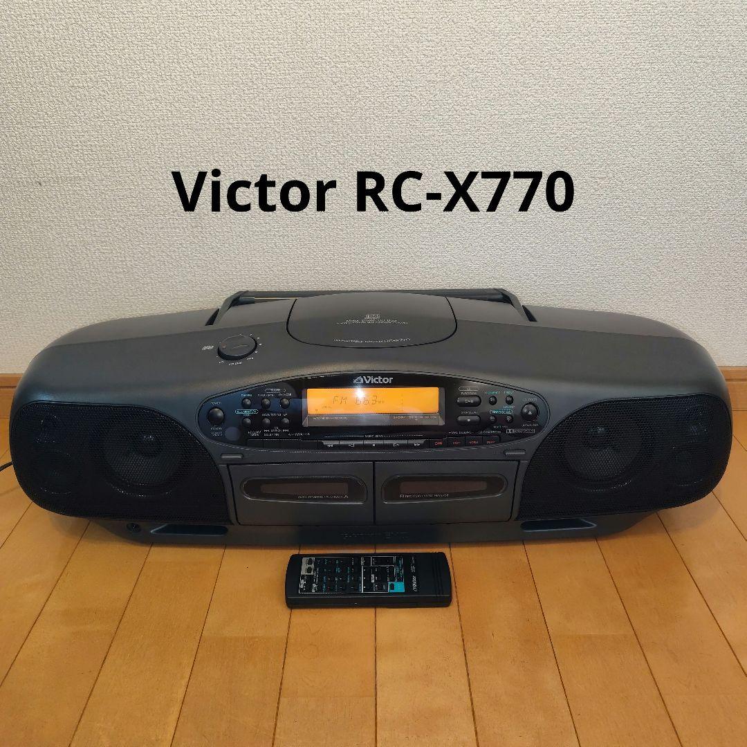 Victor RC-X770 CDラジカセ - メルカリ