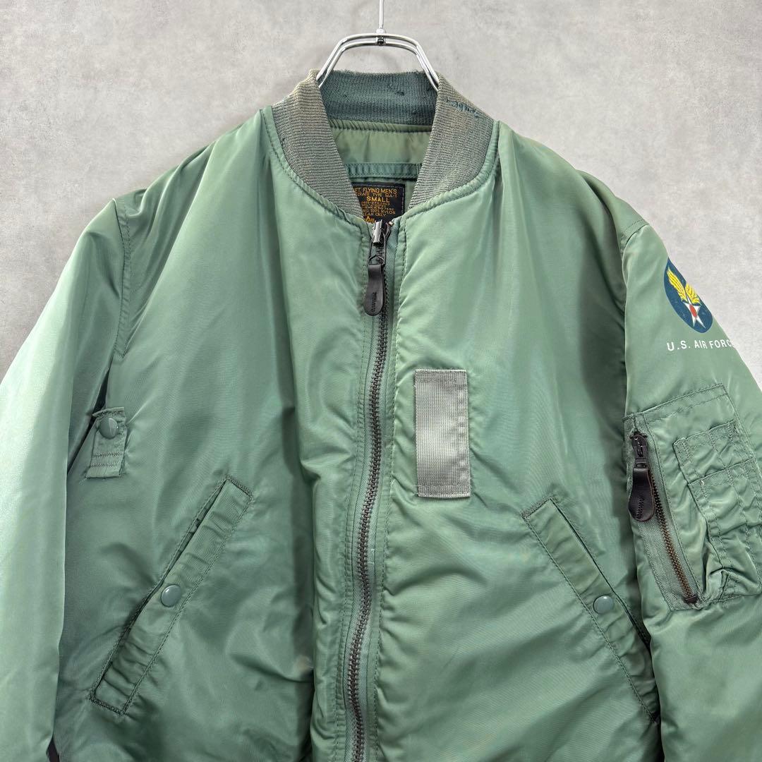 ボロ 90s USA製 Alpha MA-1 フライトジャケット 50s 復刻 - メルカリ
