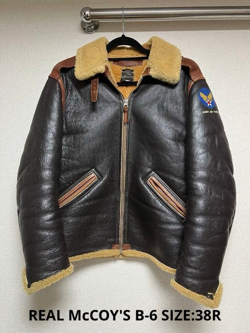REAL McCOY'S リアルマッコイズ B-6 SIZE38 - メルカリ