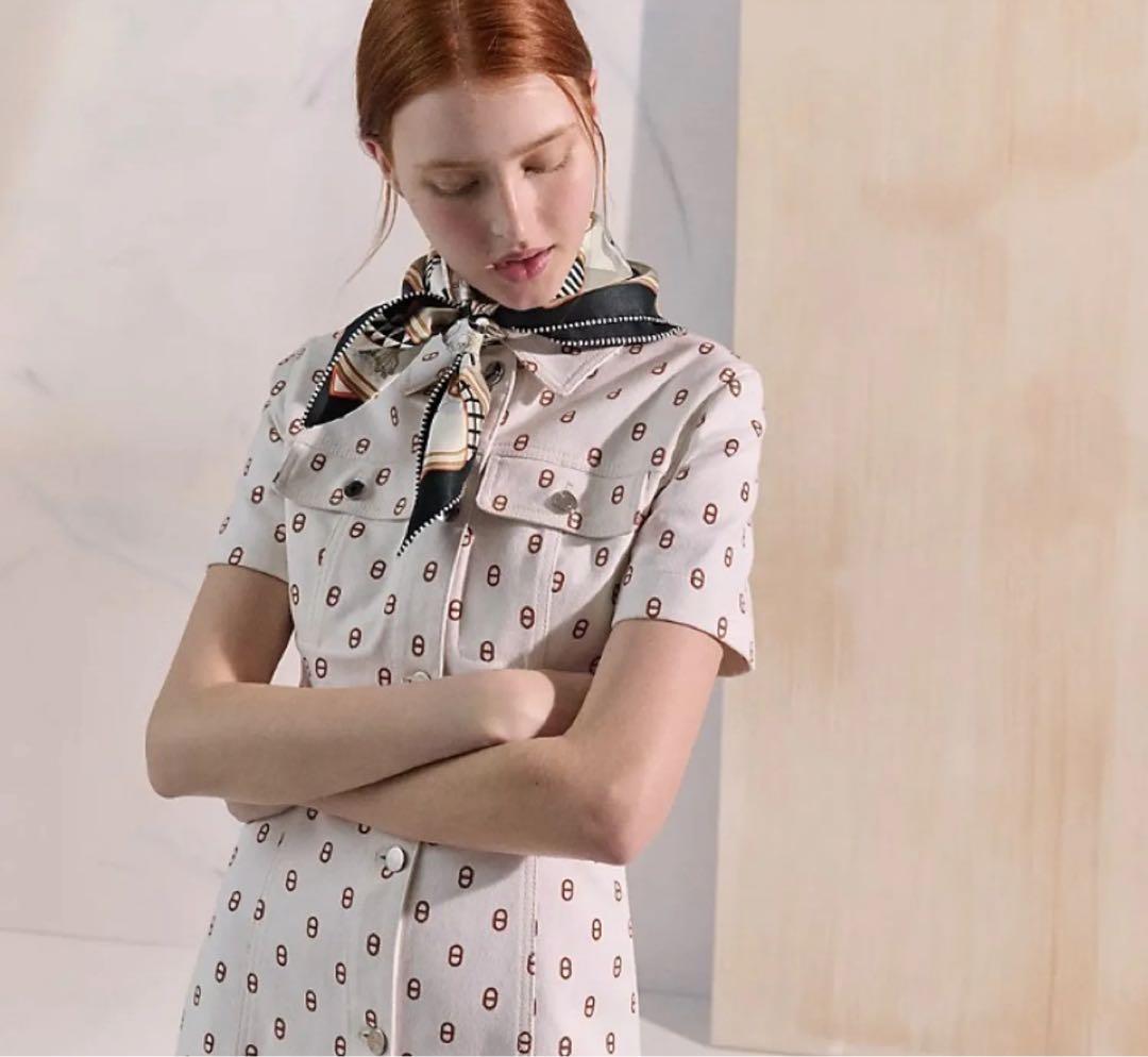 エルメス スカーフ カレ70 鞍職人の花束 シルク 2025春夏 新品未使用