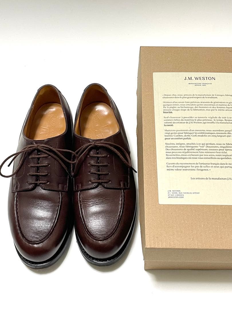 ◆美品◆ J.M. WESTON 641 GOLF 6 1/2 D ゴルフ 美品・希少 / J.M. WESTON / Golf / 641 / ロシアンカーフ / 定価16.5