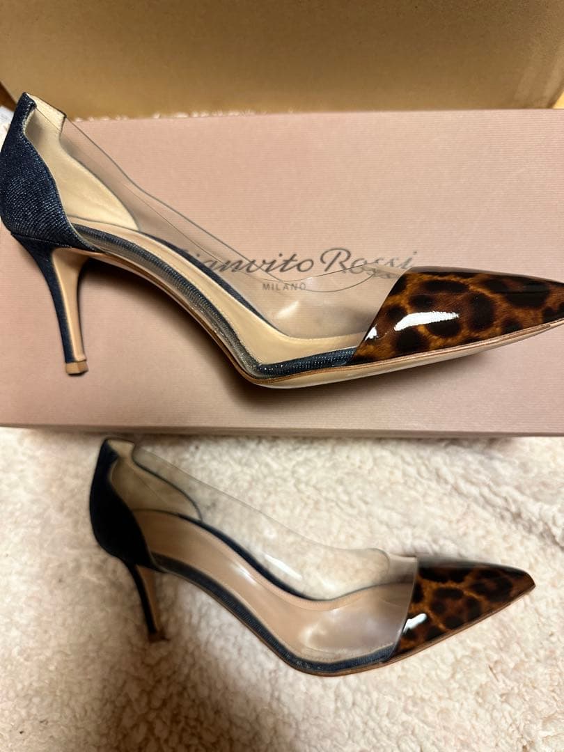 値下】Gianvito Rossi レオパード柄 ハイヒール 39 Gianvito Rossi