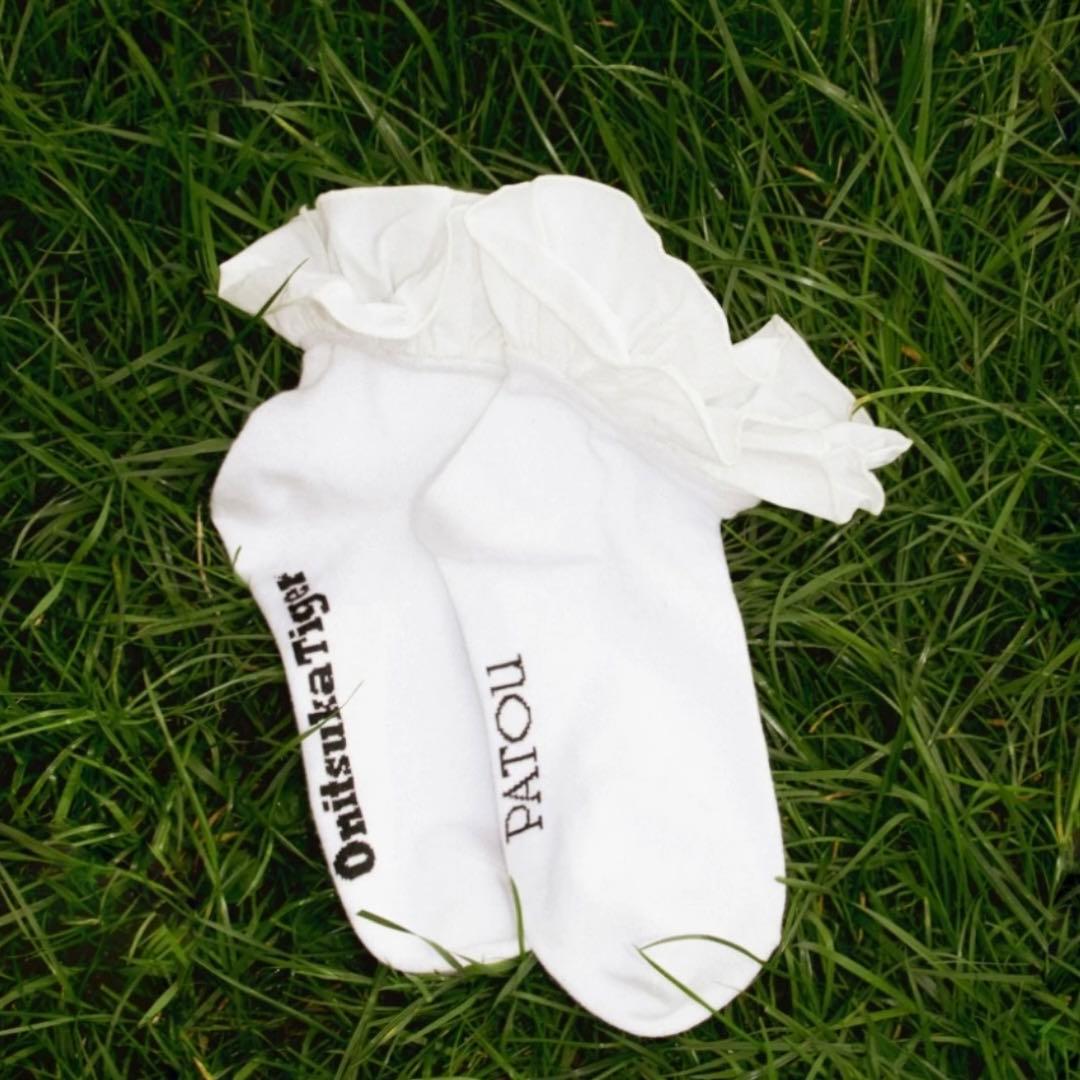 PATOU × Onitsuka Tiger フリル ソックス S ホワイト - メルカリ