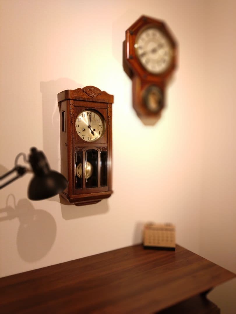 柱時計 キンツレ ドイツ スリゲル アンティーク 昭和レトロ ユンハンス