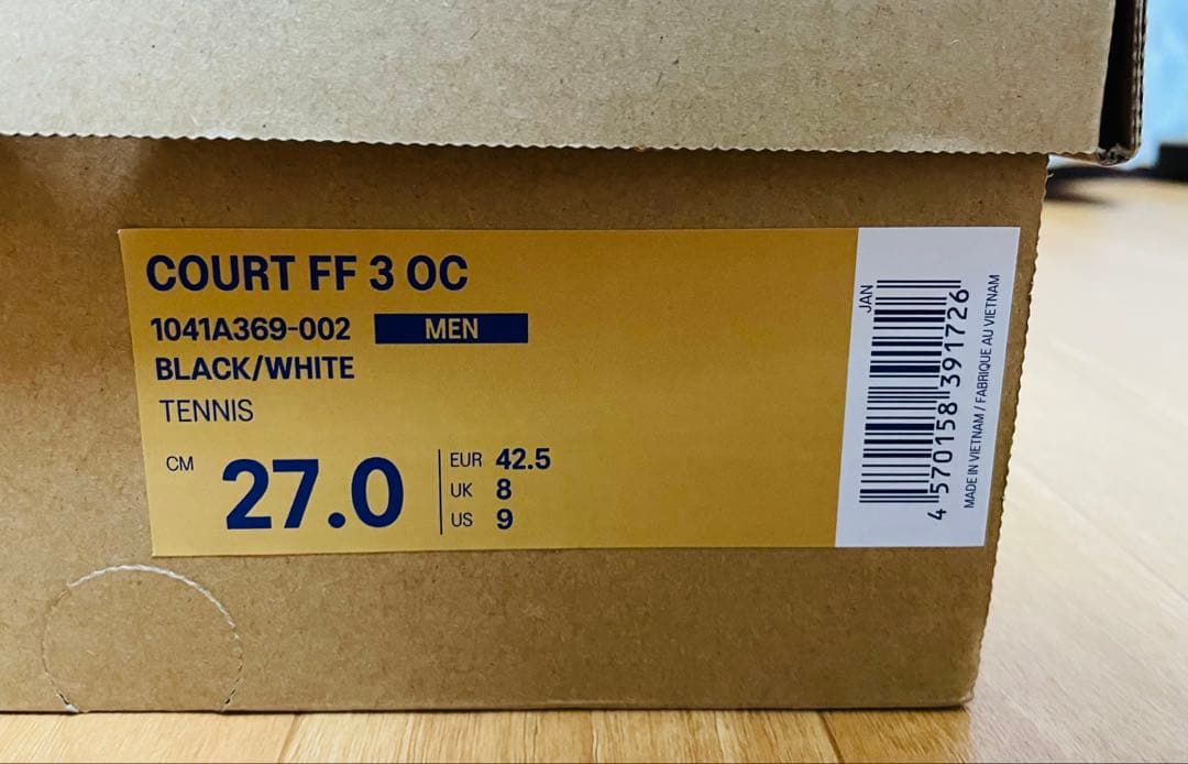 asics COURT FF 3 OC(オムニ・クレー) 27.0cm