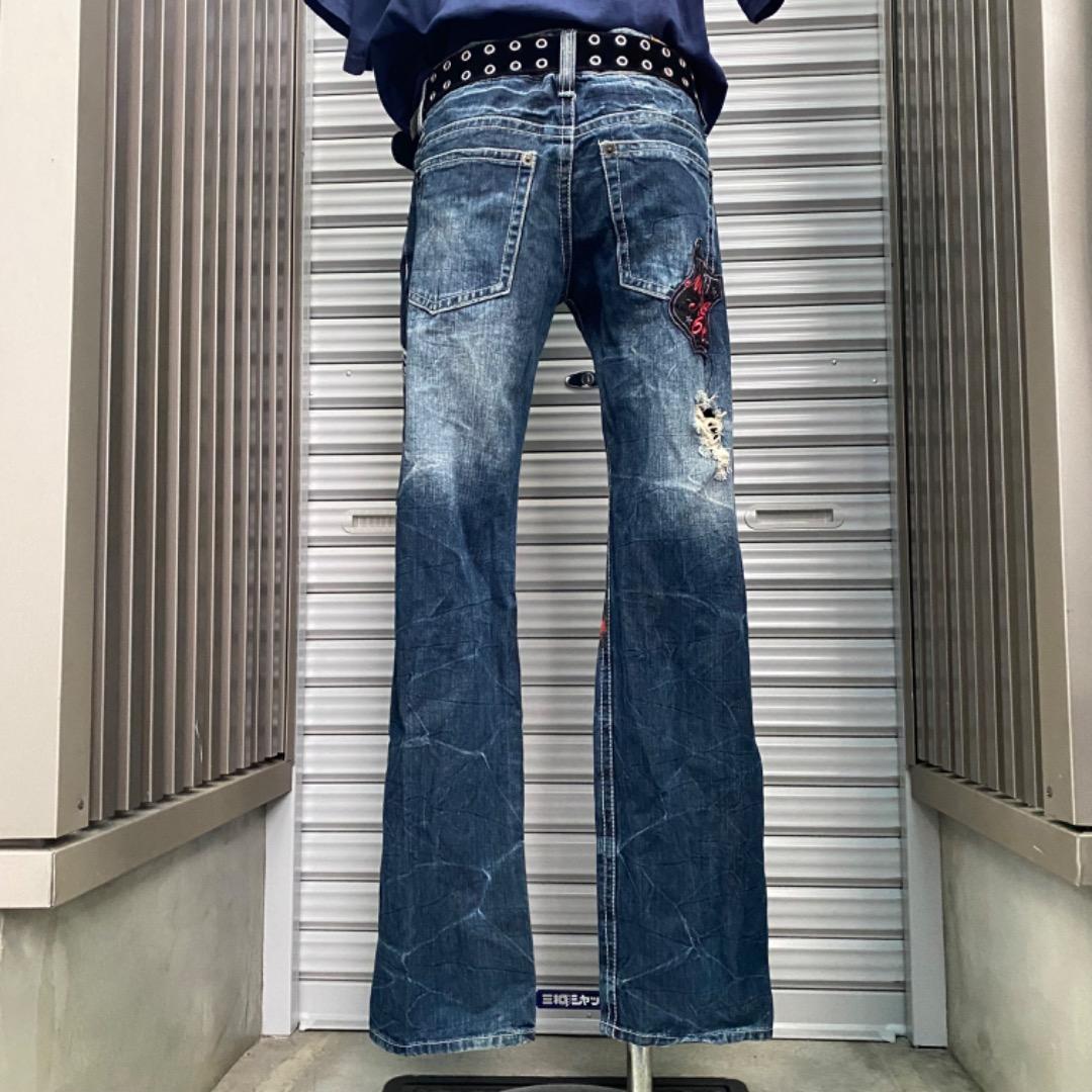 00s 平成初期フェアリーグランジy2kギャル男 ボロ ペイントダメージ