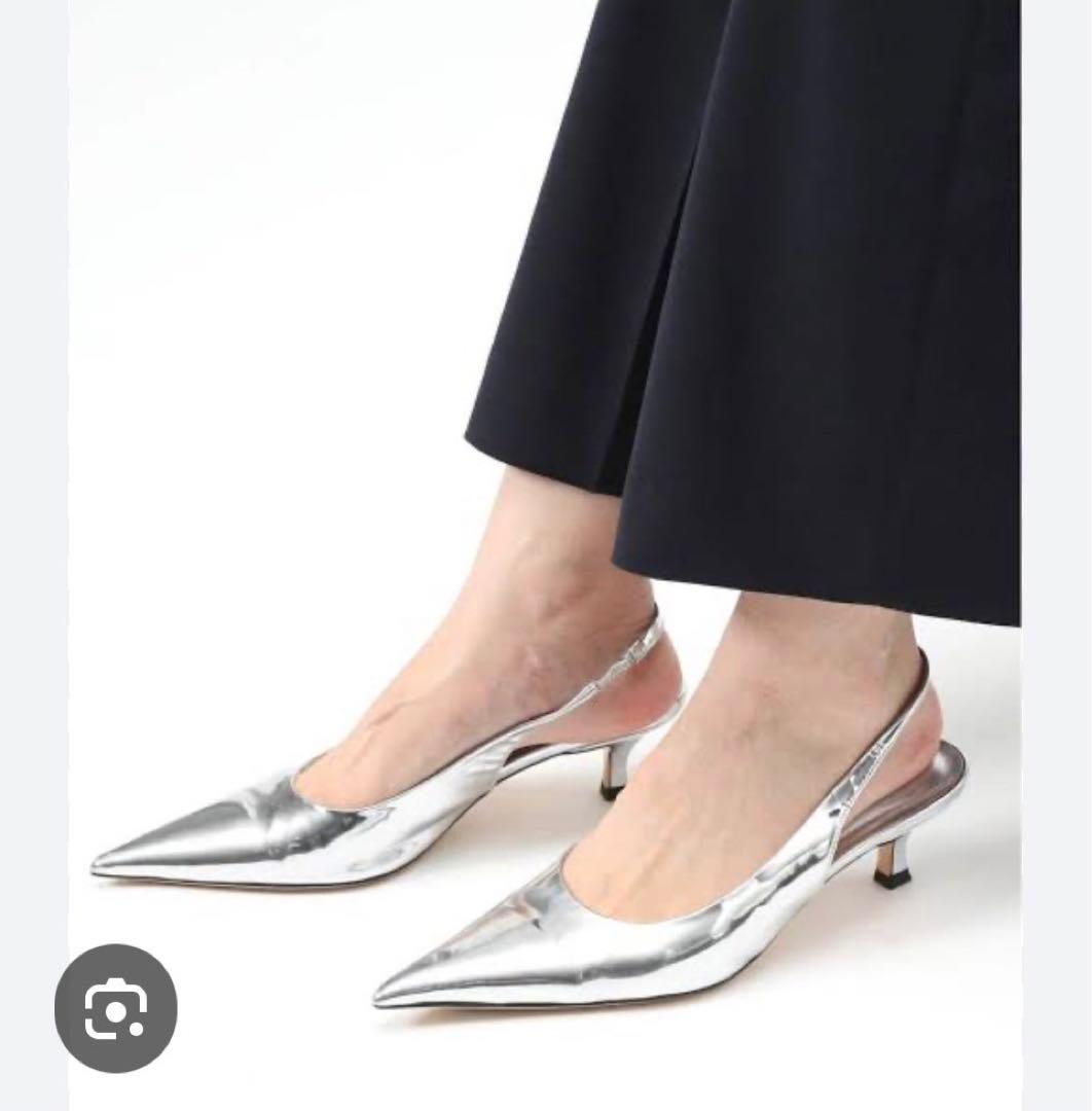 TONY BIANCOトニービアンコストラップパンプスミュールシルバー