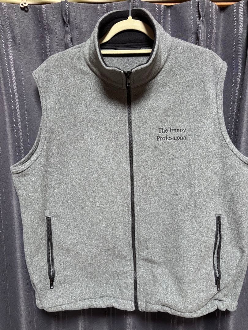 The Ennoy Professional フリースベスト M グレー ENNOY PROFESSIONAL FLEECE VEST グレー フリースベスト Mサイズ