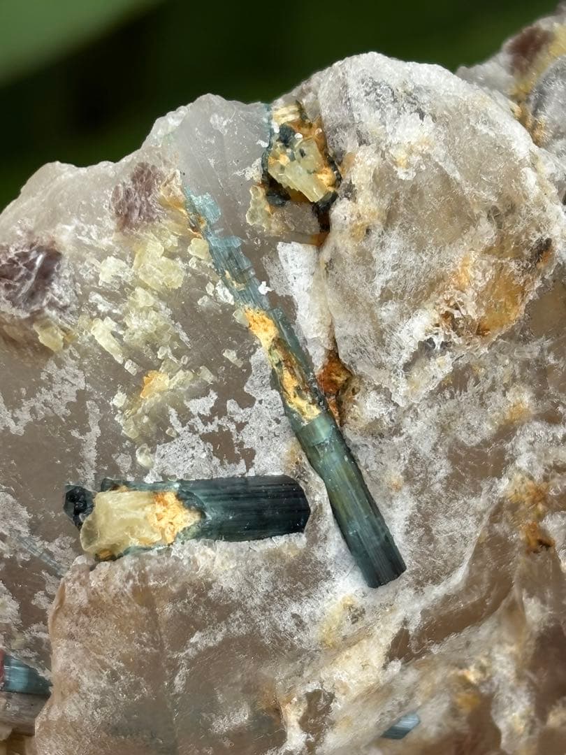 希少 ミナスジェライス州産 シトリン ジャカレー水晶 トルマリン共生