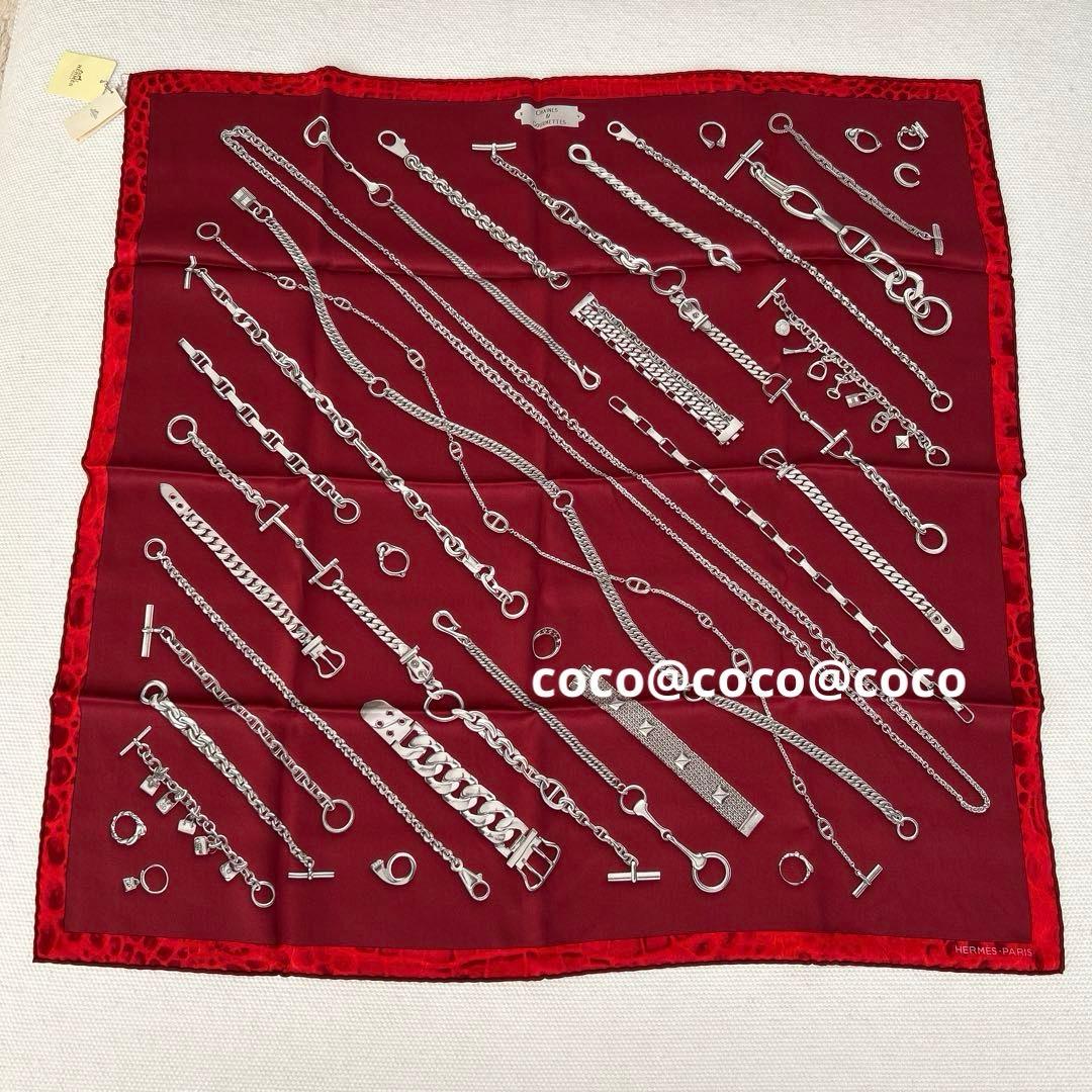 エルメス スカーフ シェーヌダンクル柄CHAINES ET GOURMETTES - メルカリ