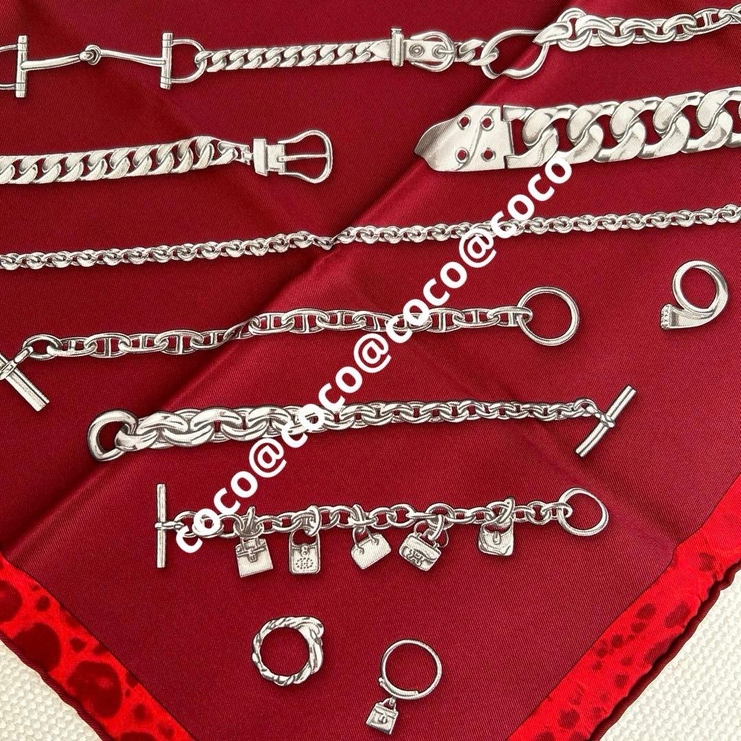 エルメス スカーフ シェーヌダンクル柄CHAINES ET GOURMETTES - メルカリ