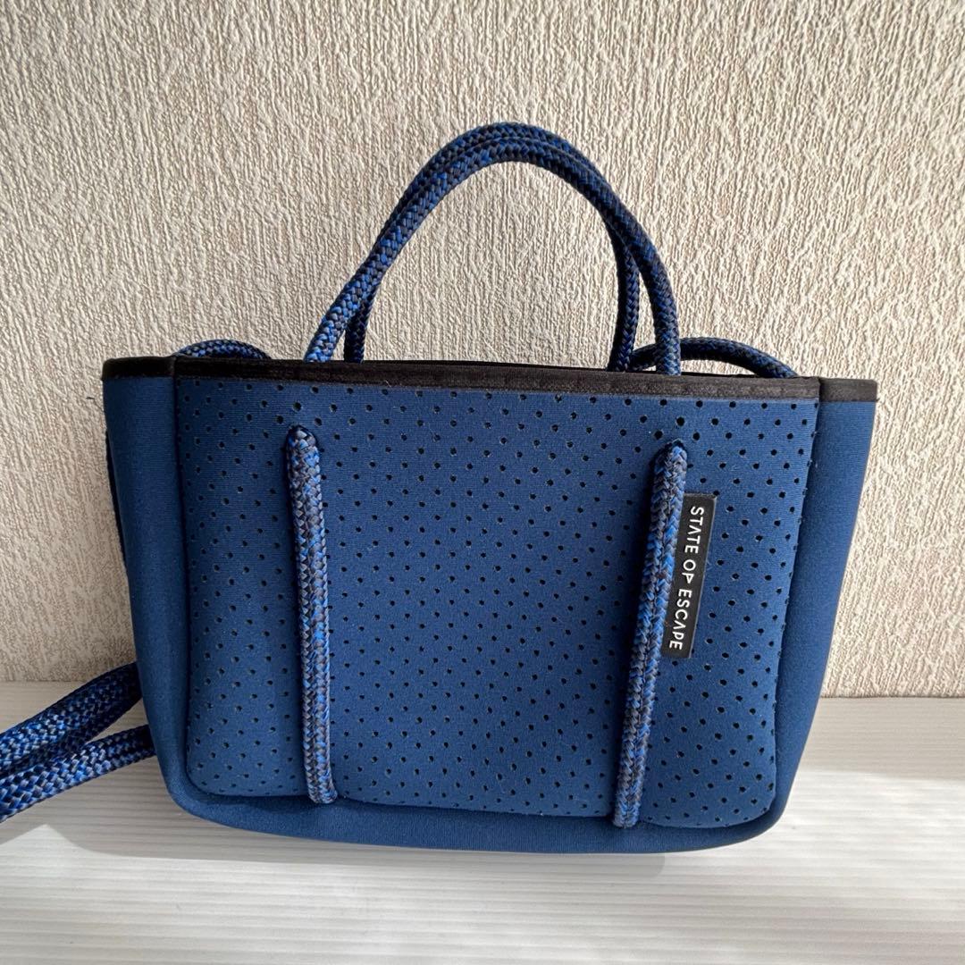 STATE OF ESCAPE ステイトオブエスケープ マイクロ ネイビー - メルカリ