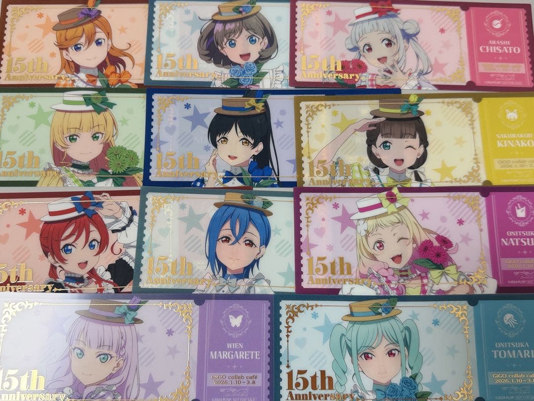 ラブライブ Liella gigo コラボカフェ チケット コンプリート - メルカリ