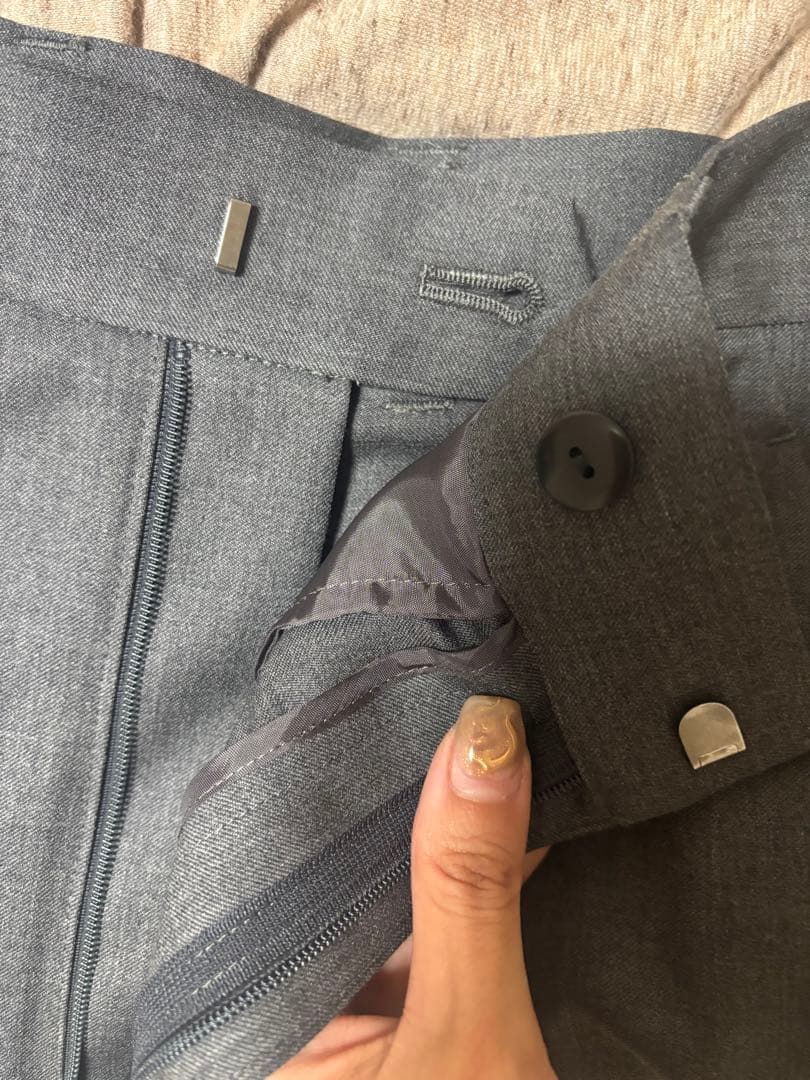 Edition ゼニア タックワイドハーフパンツ size34（7号）グレー - メルカリ