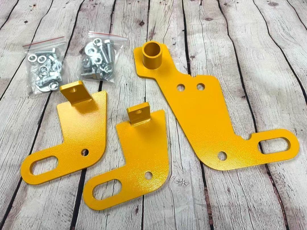 ジムニー JB64 JB74 純正バンパー用 牽引フック フロント＆リア 黄色