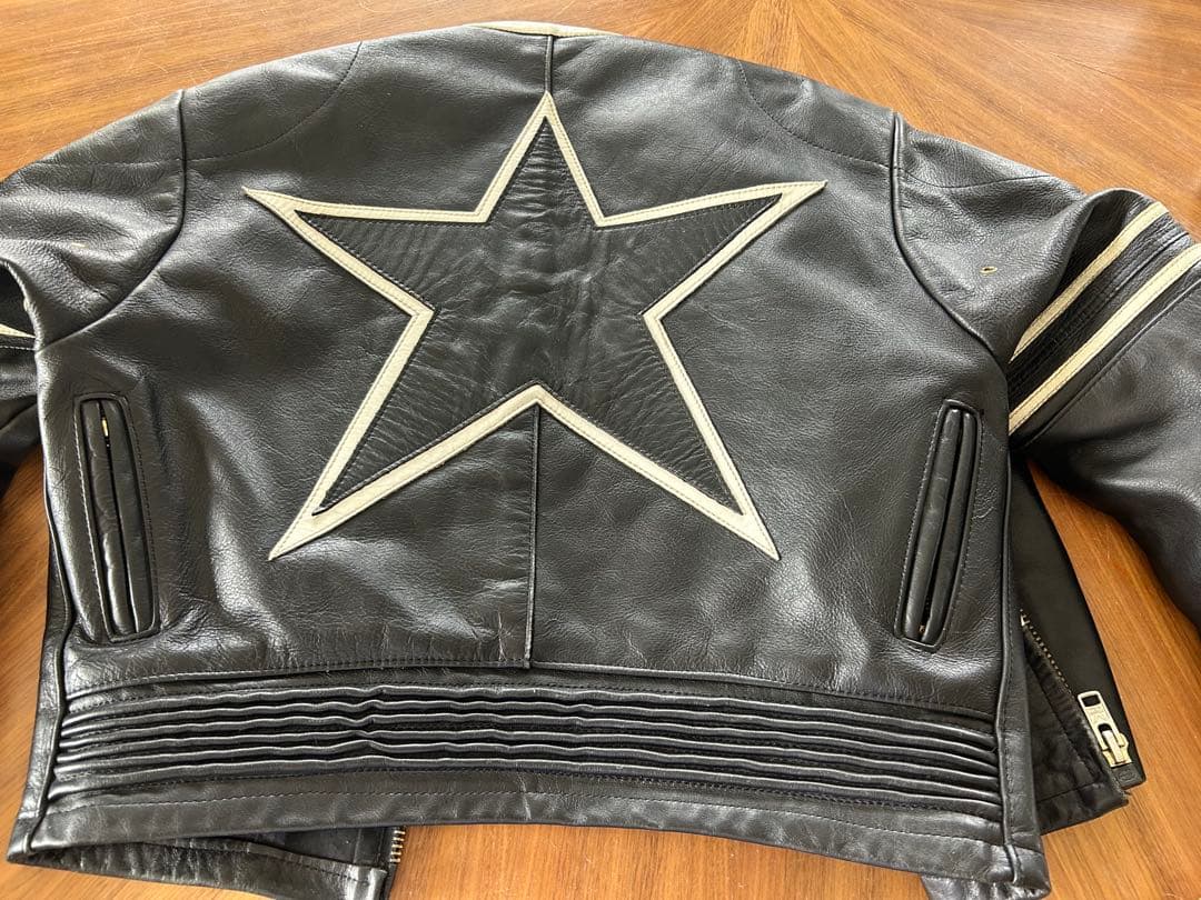 ◼︎稀少【vanson 40 】ブラック ワンスターバンソンシングル