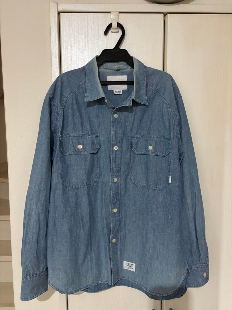 WTAPS ダブルタップス 長袖シャツ X 02 シャンブレーシャツ - メルカリ