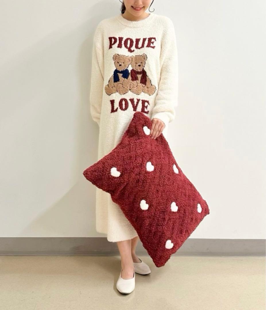 ベアジャガードワンピース ジェラートピケ もこもこ ジェラピケ くま