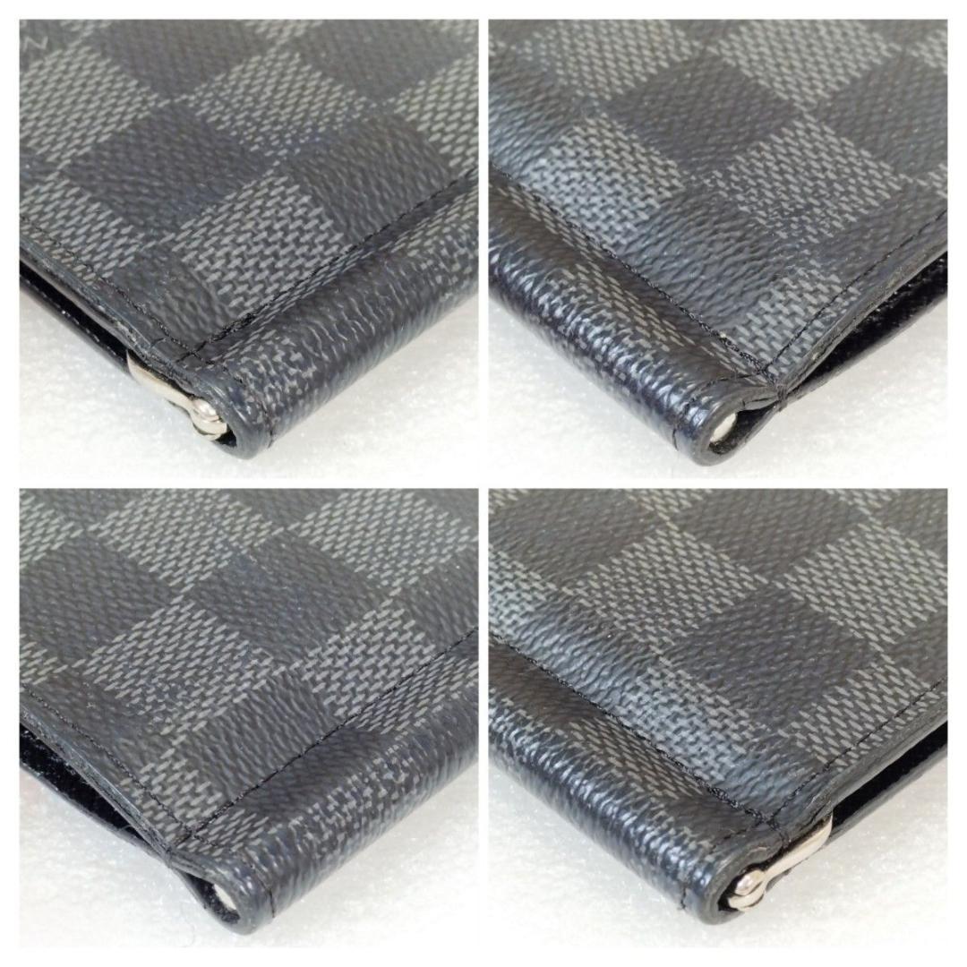 ✨ICチップ搭載 ルイヴィトン マネークリップ ダミエグラフィット 二