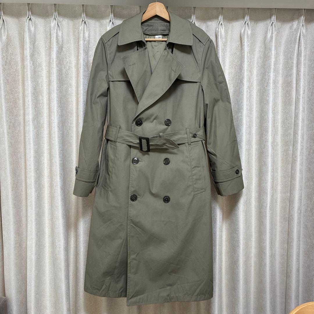 DSCP トレンチコート／サイズ34R／カーキ 中古・古着通販】SCYEBASICS (サイベーシックス) 先染コットンギャバ