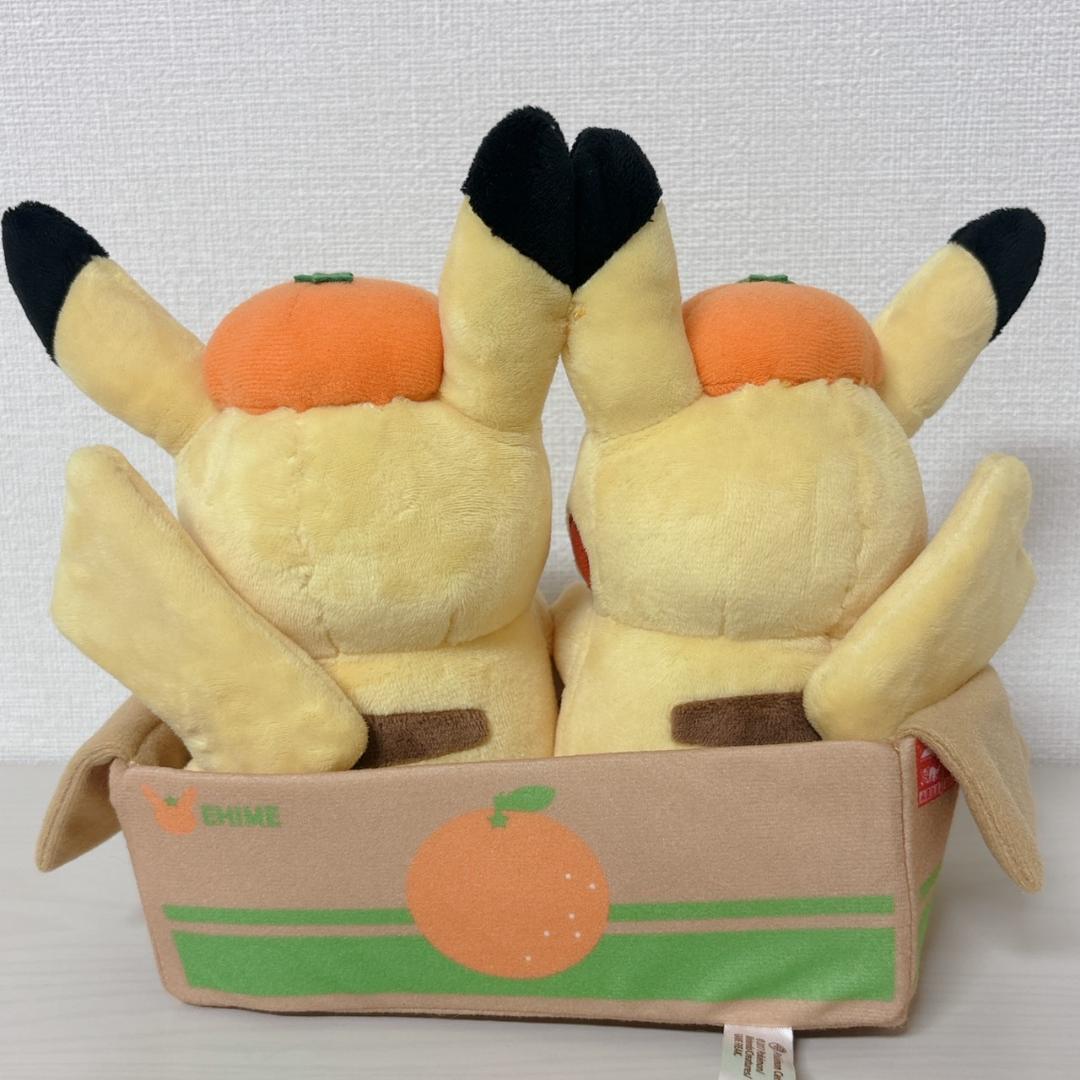 ポケモンストア 愛媛限定 みかん ピカチュウ ぬいぐるみ 30周年 - メルカリ
