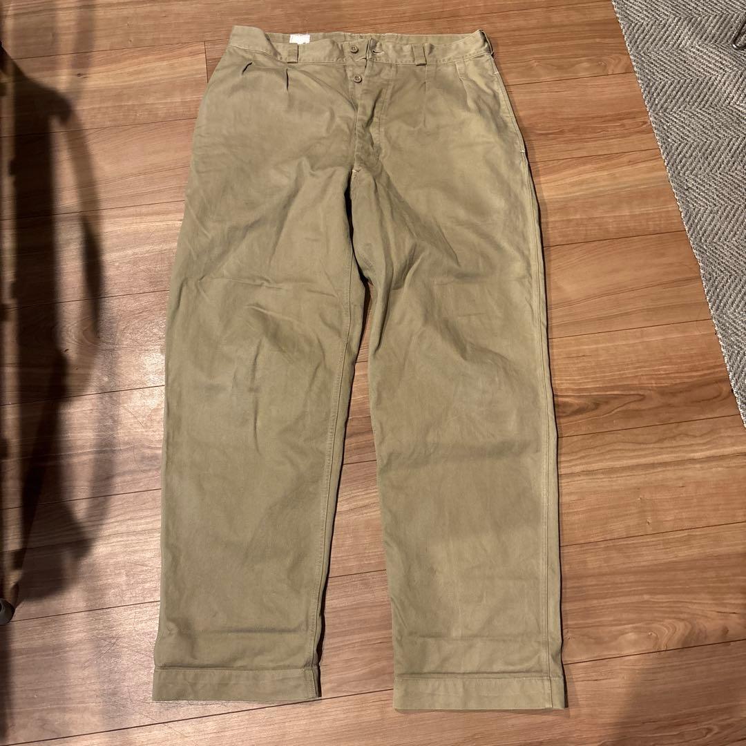 50s〜60s フランス軍 M52 フレンチチノ チノパン - メルカリ