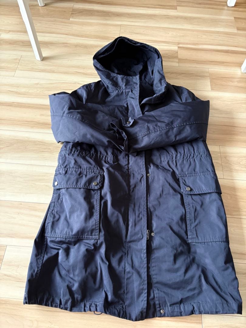 美品☆iCB モッズコート ネイビー ダウンライナー付き 大きいサイズ 44