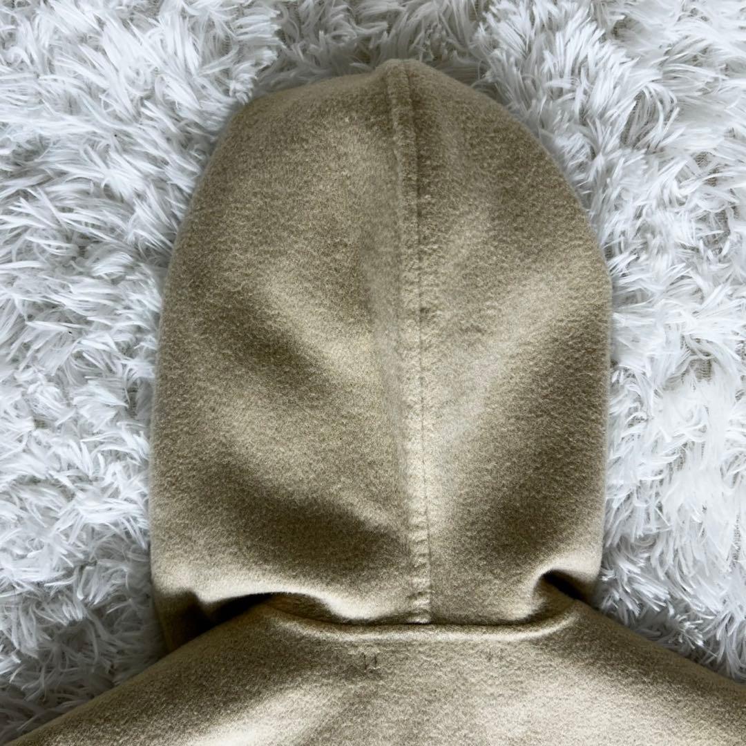 美品✨《バーバリーロンドン》カシミヤ混 ダブルフェイス フーデッドコート36