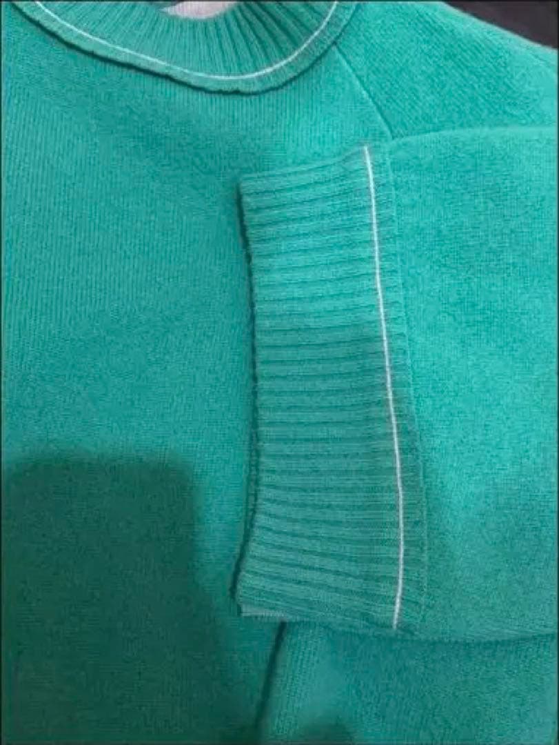 3500円お値下！13万★sacai サカイ★カシミアニット “S”ピンバッチ付